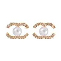 Pearl Earrings for Women, Pearls Stud Earrings Christmas Stocking Stuffers Gitfs for Women