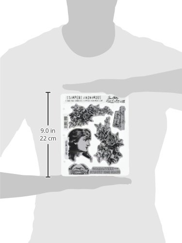 Stampers Anonymous Tim Holtz Cling Stamps-7 X