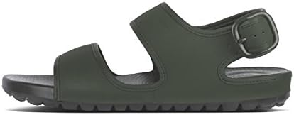 double strap sandals with backstrap