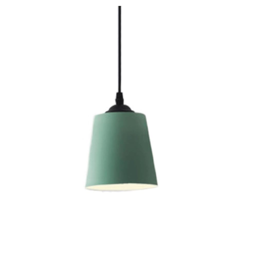 LANTANB E27 Light Source Decoration Lighting Fixtures,Nordic Creative Style Chandelier,Colored Metal Pendant Light Lampshade,Restaurant Clothing Store Fast Food Restaurant Hanging Lamp