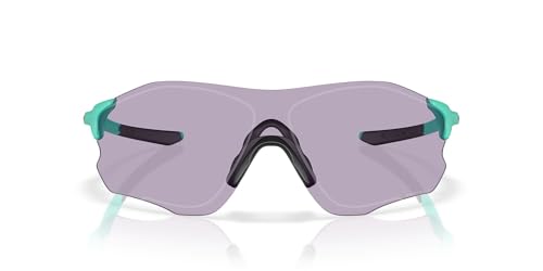 Oakley Men's OO9313 Ever Path Low Bridge Fit Rectangular Sunglasses, Matte Celeste/Prizm Slate, 38 mm