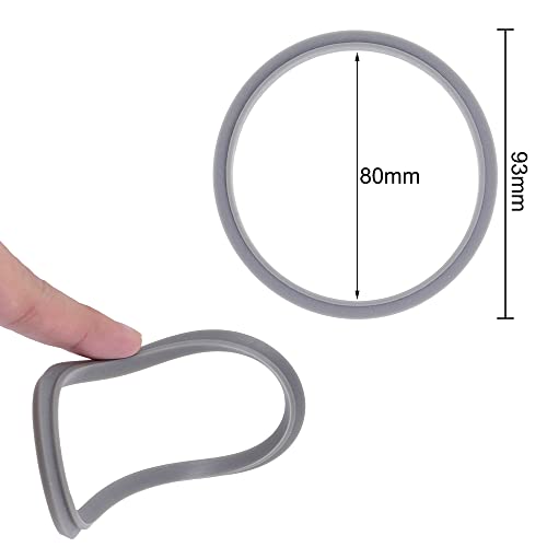 DBOO Blender Gaskets 2 Gaskets Replacement Rubber Gasket Seal Ring Rubber Seal Juicer Seal Ring Parts Compatible with 600w NutriBullet Blender 32/24/18OZ Cups