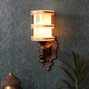 Image of ELIANTE by Jainsons Lights | Antique Gold Iron Wall Light - S | Gold Iron Wall Light | for Living Room, Bedroom, Hallway | E27 Holder | 3 Year Warranty