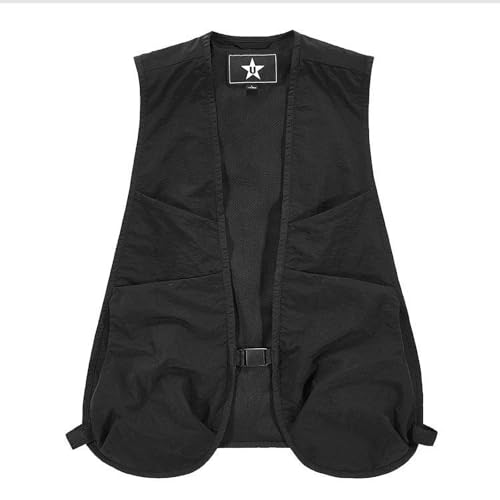 Men's Utility Cargo Vest with Pockets Casual Lightweight Sports Jackets Outdoor Fishing Travel Work Photo Vests2