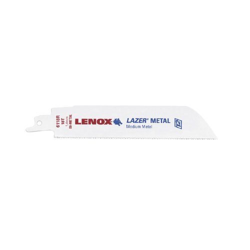 Lenox Tools 201746118R 152 mm 18 TPI Heavy Duty Metall Schneiden Bi-Metall Säbelsägeblatt (5 Stück)