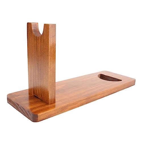 Soporte de madera para botellas de vino rojo miniatura 1