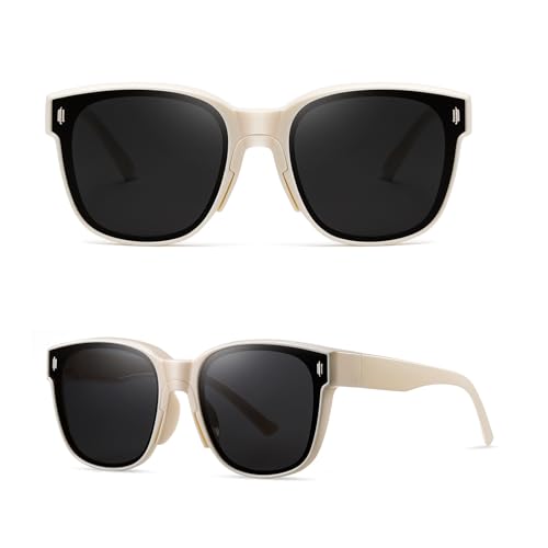 Polarized Sunglasses for Men and Women Warp Around Square Frame Driving Sun glasses UV Blocking3