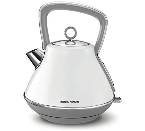 Preisvergleich Produktbild Morphy Richards 100109 Evoke Pyramiden-Wasserkocher, Weiß