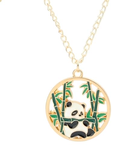 Collier Panda Argent 925, bijou animalier pour look quotidien