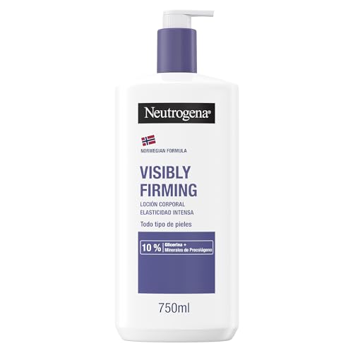 Neutrogena Fórmula Noruega Loción Visiblemente Reafirmante (750 ml), crema hidratante corporal para todo tipo de piel, loción corporal con Glicerina y Minerales de Procolágeno
