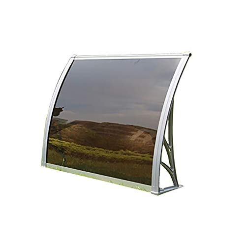 Door Canopy Awning Shelter Canopies Window Rain Shelter Cover Garden Outdoor Patio Porch Rain Protector Shelter Shade Cover for Windows Doors Balconies Terraces Bicycle Sheds/B/80 * 80Cm