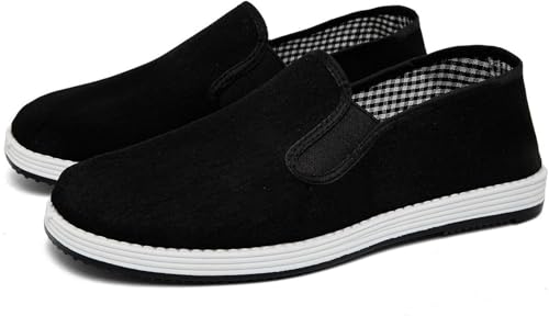 Men's Slip‑On Martial Arts Loafers, Traditional Chinese Walking Shoes, Breathable Casual Sneakers for Practice (1 42)4