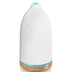 URPOWER Essential Oil Diffusers for Home with 7 LED Color Changing Lights, Timer & Auto-Off Ultrasonic Aromatherapy Diffuser Cool Mist Humidifer Scent Diffuser for Bedroom, Office, Yoga