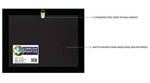 Garuda Photos - Lakshmi Ganesha Saraswati Photo Frame; God; Lord; Ganpati; Ganapathi; Vinayagar; Vinayaka; Ganapathy; Ganesh; Lakshmi; Laxmi; devi; Saraswathi; Saraswathy; sarasvati; Sarswati; Sarswati; Maa; Mata; Ma; Goddess; Pooja; Puja; Diwali (Regular 10 X 13 Inch)