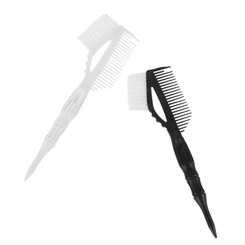 FRCOLOR 2pièces Pinceau Pour Teinture Cheveux Lot De Outils De Coiffure Pinceau à Mèches Pour Coloration Salon Et Usage Personnel