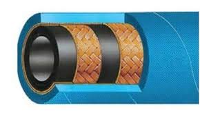 Tubo per idropulitrice alta pressione 400 bar blu antimacchia diametro 5/16 con attacchi Femmina 3/8 Lunghezza 20 metri