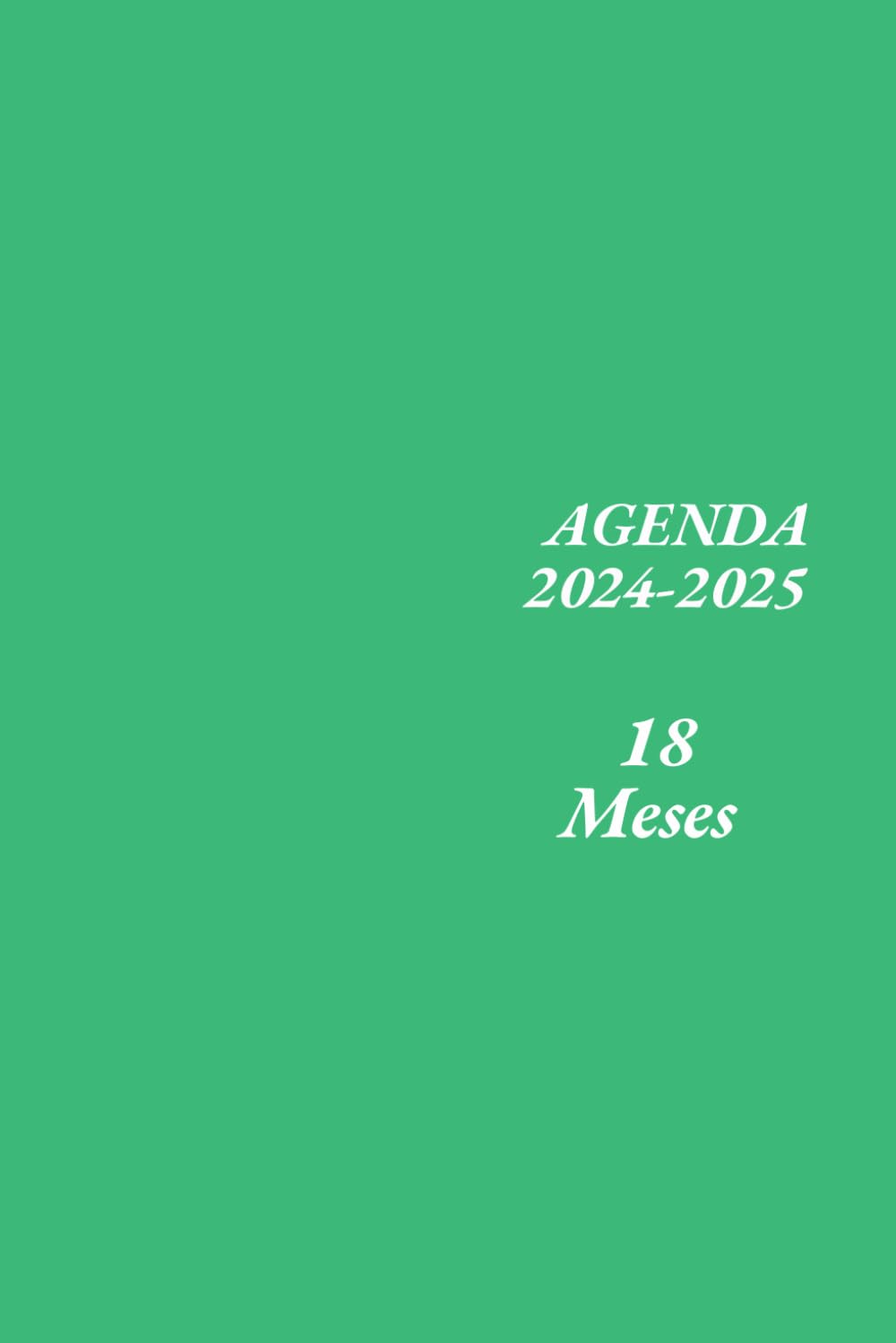 Agenda 18 meses 2024 2025 semana vista: de julio 2024 a diciembre 2025 | Planificador Semanal ( A5 ) 1 Semana en 2 Páginas