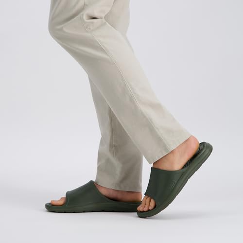 Image of Totes Men's Everywear Slide Sandals Lightweight Waterproof Comfort Slides with Cushioned Footbed for Pool, Beach & Everyday Wear