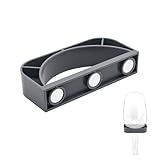 Magnetic Ice Scoop Holder for Nugget Ice Maker 1.0 & 2.0, Strong No-Slip Design, Easy Install, Fits Most Ice Scoops, Grey Kitchen & Bar Storage Accessory
