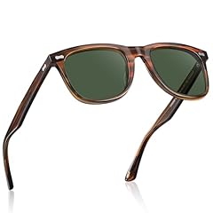 1- Striped Frame Green Lens