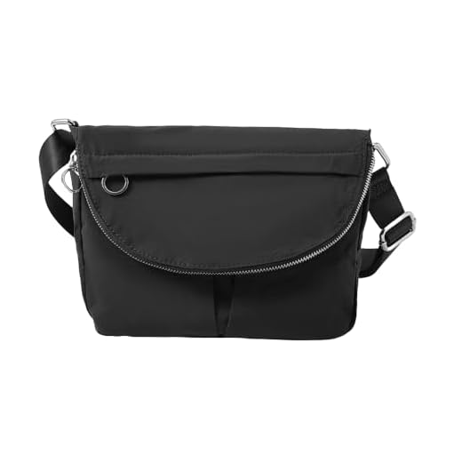 VAKAER Crossbody Purse for Women, 5L Casual Festival Bag With Adjustable Strap Women's Shoulder Handbags for Travel Workout, Black