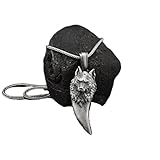 ? El colgante del lobo usa la técnica de alivio 3D para reproducir los elementos de vikingo nórdicos únicos. Valor sagrado de la joyería. Esta es la elección fiel de los amantes de la cultura vikingo.