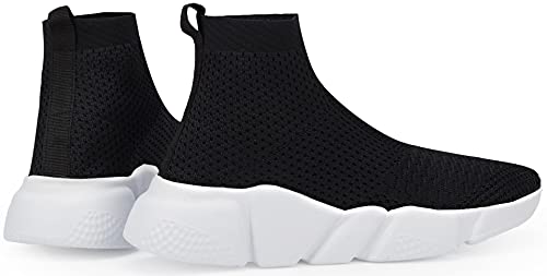 Image of Santiro Men's Running Shoes Breathable Knit Slip On Sneakers