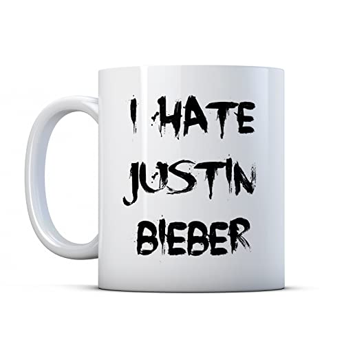 Image of I Hate Justin Bieber - Printed Mug