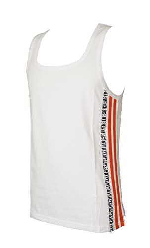 Débardeur pour homme coton Bikkembergs P261 T10 maillot de corps blanc