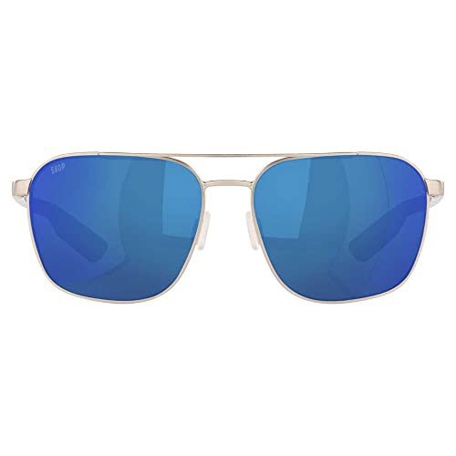Image of Costa Del Mar Mens Wader Rectangular Sunglasses