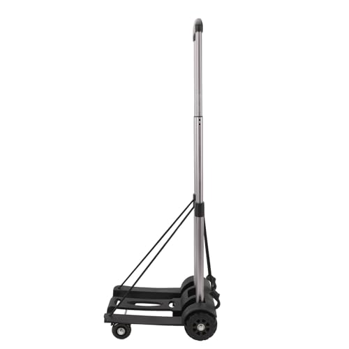 Carretilla plegable aluminio 4 ruedas 40kg capacidad miniatura 5