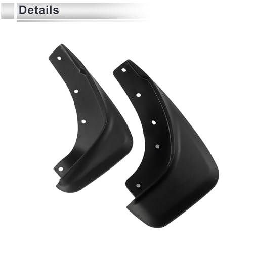Image of X AUTOHAUX 1set Front and Rear Mud Flaps Splash Guards Mud Guards for Volvo S40 Sport 2008-2012 W /Mount Accessories