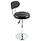 Adjustable Swivel PU Leather Bar Stool For Barber Togo