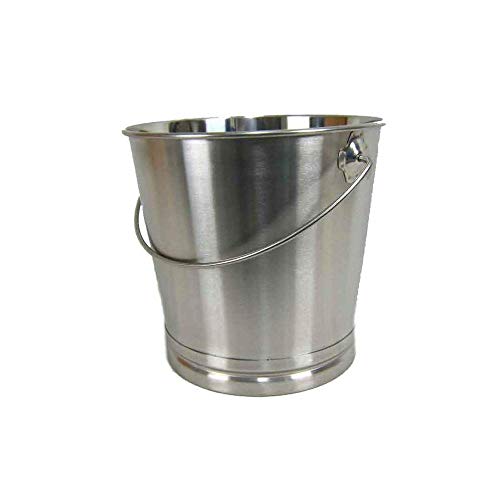 Cubo de cocina para comer o leche, de acero inoxidable, 8 litros Cover