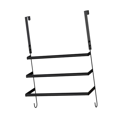 Porte-serviette de porte pour suspendre plusieurs draps de bain - 5