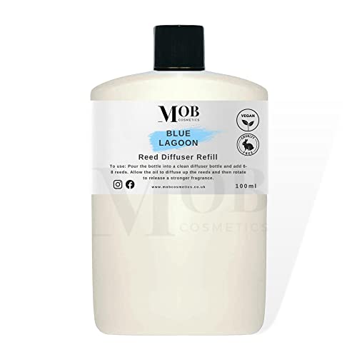 Image of Designer & Fine Fragrance Reed Diffuser Oil Refill 100ml - Highly Concentrated (Blue Lagoon)