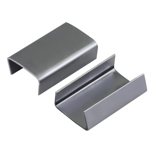 Open (Snap-On) Seals for 5/8" Width Steel Strapping Metal Clips for Packaging Banding Strong and Safe(100pcs)