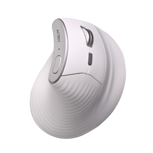 Accesorios De Computadoras, Personal Computer Acteck Mouse Ergonomico VIRTUOS Fitt Pro MI770 1600dpi Inalambrico 8 Botones Blanco AC-936217