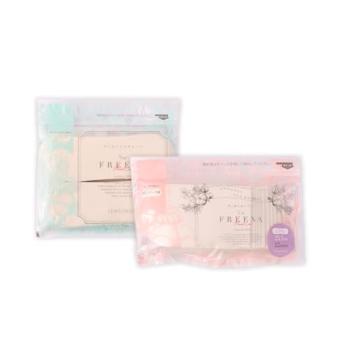 [定期便:2回]使い捨て布ナプキン フリーナ(テープ付) セット[長さ18cm×32枚/長さ25.5cm×12枚] | 布ナプキン 使い捨て[23174]