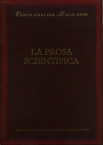  La prosa scientifica