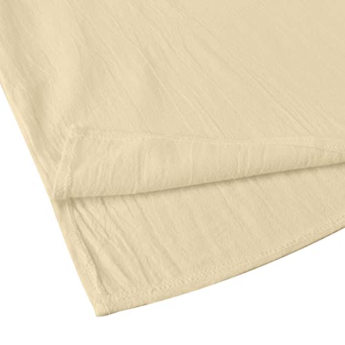 Camisa de lino con cuello en V para hombre camiseta medieval LVCBL 5
