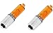 Produktbild Birne, BAY9S, 12V, 21W, Orange, Packung mit 2