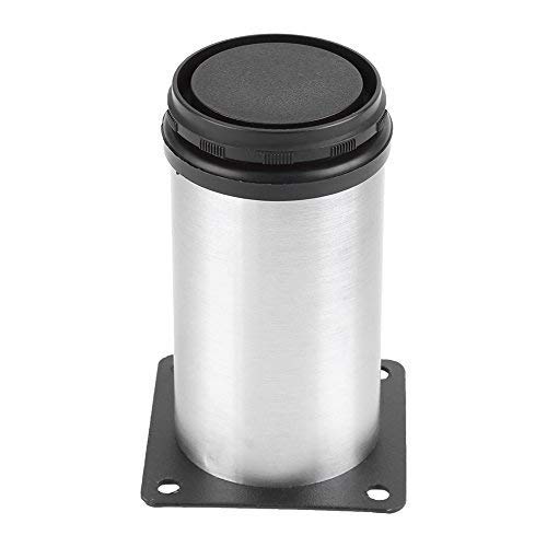 Zerodis Pata de Mueble, Patas para Muebles Inoxidable Patas Regulables Pie para Muebles Tamaño (Diam. * H) (50 * 100MM)