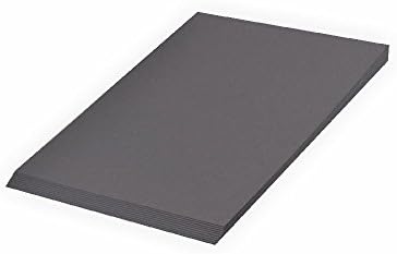 Creleo Coloured Paper A4 20 Sheets, Anthracite, 130 g