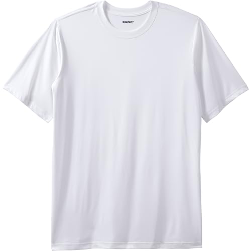 KingSize Men's Big & Tall Performance Flex Crewneck Tee