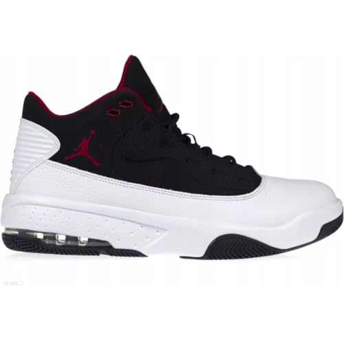 Nike Jordan MAX Aura 2, Zapatos de Baloncesto Hombre, White/Gym Red-Black, 44 EU