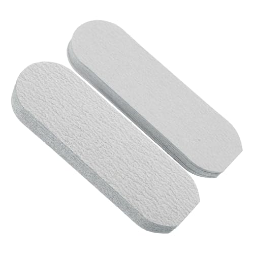 DRESSOOS 50 Pcs Removedor De Piel Limas De Pedicura Para Pies Suministros De Pedicura Agente De Mudanzas Almohadillas Removedoras Recambios De Limas De Pedicura Grey Papel De Lija