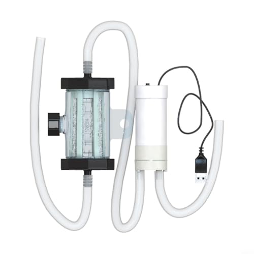 TONIXY Kit di pulizia automatica per acquario, pompa di cambio acqua elettrica, sistema di aspirazione con filtro per la manutenzione dell'acquario (1 metro)
