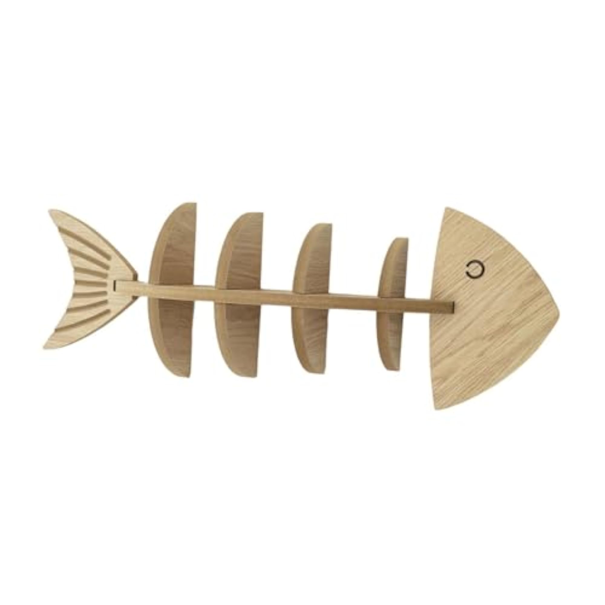 Wooden Fish Wall Shelf Unique Home Decor