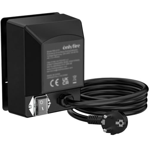 onlyfire Moteur Tourne Broche 220V-240V pour Rôtisserie Électrique, Moteur pour Tournebroche Barbecue, Capacité de Charge 18 kg, Vitesse 2 TR/Min, Câble de...